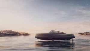 Thuyền điện đầu tiên trên thế giới 'bay' trên mặt nước