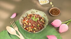Hướng dẫn làm cơm gạo lứt rang thịt gà 