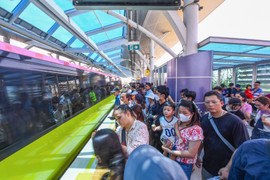 Đường sắt Nhổn - Ga Hà Nội đón hơn 256.000 lượt khách trong 4 ngày