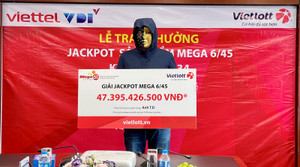 Trúng Vietlott hơn 47 tỷ đồng, người đàn ông khoe ngay với vợ