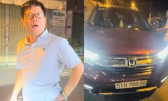 Bắt khẩn cấp tài xế chửi bới, hất cô gái lên nắp ca-pô ở TP.HCM