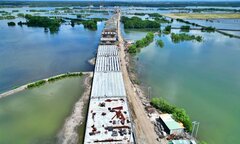 Cận cảnh cầu nghìn tỷ nối Bà Rịa - Vũng Tàu với Đồng Nai sau hơn 1 năm thi công