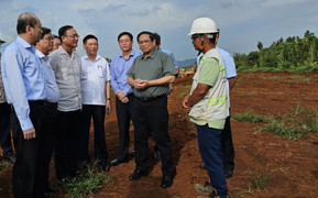 Thủ tướng Phạm Minh Chính thị sát Dự án đường bộ cao tốc Khánh Hòa-Buôn Ma Thuột