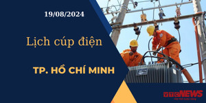 Lịch cúp điện hôm nay ngày 19/08/2024 tại TP.HCM