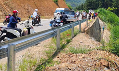 Ô tô lao xuống vực bốc cháy, 2 người thương vong ở Hà Giang