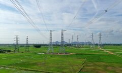 Đường dây 500kV mạch 3 đoạn Quỳnh Lưu - Thanh Hóa vừa được đóng điện