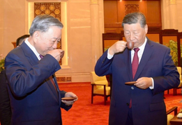 Tổng Bí thư, Chủ tịch nước Việt Nam và Trung Quốc dự Tiệc trà