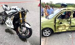 Tin nóng 24h qua: Xe phân khối lớn tông ô tô lật nghiêng giữa ngã tư