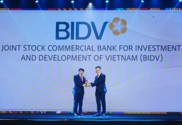 BIDV nhận giải thưởng 'Nơi làm việc tốt nhất châu Á'
