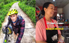 Anh Tây ăn bún chả quên trả tiền, bà chủ an ủi 'mai trả cũng được'