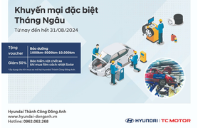 Ưu đãi duy nhất tại Hyundai Thành Công Đông Anh: Khuyến mại đặc biệt tháng Ngâu