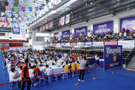 Các tuyển thủ nhí hào hứng với thử thách bất ngờ tại Robotacon WRO 2024