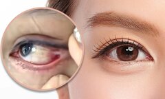 Đi cắt mí, cô gái bị khâu nhãn cầu với khóe mắt, muốn nhìn phải quay đầu