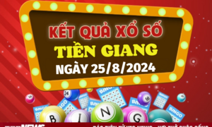 XSTG 25/8 - Kết quả xổ số Tiền Giang hôm nay 25/8/2024 - XSTG Chủ nhật