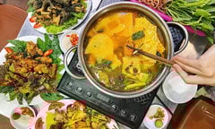 Những quán lẩu ếch măng cay ngon nổi tiếng Hà Nội 