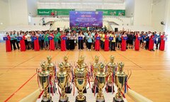 Sôi động Hội thao công nhân viên chức Lao động Tổng công ty Phát điện 2