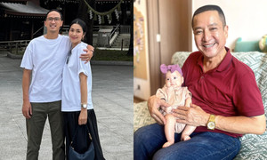 Sao Việt 30/8: Tăng Thanh Hà tình tứ bên chồng, Chí Trung khoe cháu nội đáng yêu