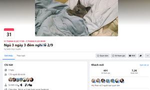 Trào lưu 'ngủ 3 ngày 3 đêm dịp nghỉ lễ 2/9' khiến dân mạng phát sốt