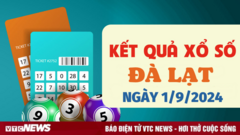 XSDL 1/9 - Kết quả xổ số Đà Lạt hôm nay 1/9/2024 - XSDL Chủ nhật