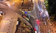 Cảnh làm việc xuyên đêm, xuyên dịp lễ ở nút giao hiện đại nhất TP.HCM 