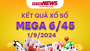 Vietlott 1/9 - Kết quả xổ số Vietlott hôm nay 1/9/2024 - Xổ số Mega 6/45 1/9