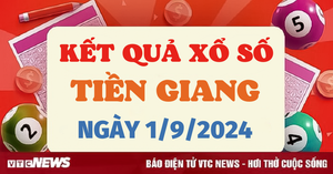 XSTG 1/9 - Kết quả xổ số Tiền Giang hôm nay 1/9/2024 - XSTG Chủ nhật