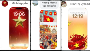 Đổi hình nền điện thoại cờ đỏ sao vàng - Cách mới thể hiện lòng yêu nước dịp 2/9