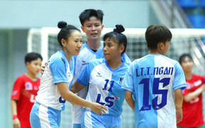 Thái Sơn Nam TP.HCM mất điểm ở giải futsal nữ VĐQG 2024