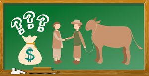 Bài toán mua bán bò khiến cộng đồng mạng tranh cãi