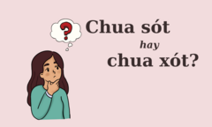 Thử thách Tiếng Việt: 'Chua sót' hay 'chua xót'?