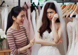 Để lại mùi hôi cơ thể khi thử váy cưới, cô gái bức xúc khi phải bồi thường