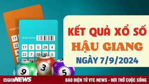 XSHG 7/9 - Kết quả xổ số Hậu Giang hôm nay 7/9/2024 - XSHG thứ Bảy