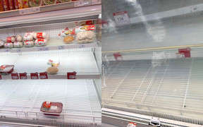 Người Hà Nội sục sôi tích thực phẩm trước siêu bão Yagi, nhiều chợ hết sạch đồ