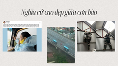  Ấm lòng về tình người giữa tâm bão Yagi 