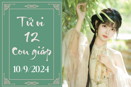 Tử vi 12 con giáp hôm nay ngày 10/9/2024: Thìn ổn định, Tuất khó khăn 