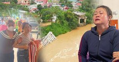 Mưa và nước mắt ở hiện trường vụ sập cầu Phong Châu 