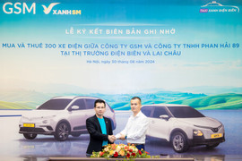 Taxi Xanh Điện Biên mua và thuê 300 ô tô điện từ GSM