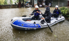 Mực nước trên sông Hồng tại Hà Nội ngừng dâng, dự báo giảm dần