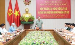 Tổng Bí thư, Chủ tịch nước Tô Lâm chỉ đạo công tác khắc phục bão số 3 ở Phú Thọ