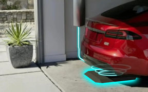 Tesla hé lộ công nghệ sạc ô tô điện không dây 