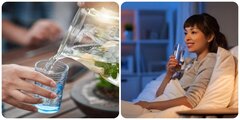 Uống nước trước khi đi ngủ có tác dụng và tác hại gì?