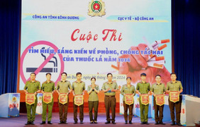 8 đội tranh tài tại hội thi sáng kiến phòng, chống tác hại thuốc lá