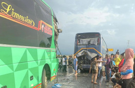 Tai nạn liên hoàn trên cao tốc Diễn Châu - Bãi Vọt, ùn tắc kéo dài