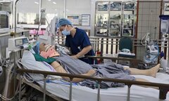 Phóng viên bị cây đổ đè nguy kịch trong mưa bão, gia cảnh rất khó khăn