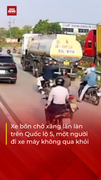Xe bồn chở xăng lấn làn trên Quốc lộ 5, tông chết người đi xe máy