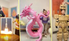Ông bố biến ngôi nhà thành lâu đài đồ chơi để con gái tránh xa thiết bị điện tử