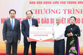 Tiếp nhận 1.628 tỷ đồng ủng hộ đồng bào bị bão lũ sau 10 ngày phát động