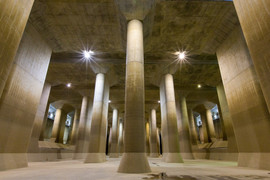 Siêu công trình dưới lòng đất bảo vệ cả thành phố Tokyo khỏi lũ lụt