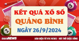 XSQB 26/9 - Kết quả xổ số Quảng Bình hôm nay 26/9/2024 - XSQB thứ Năm