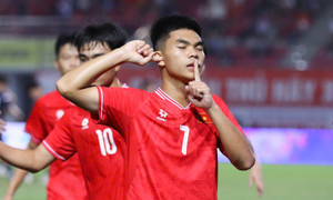 U20 Việt Nam thắng U20 Guam, tiếp tục đứng đầu bảng